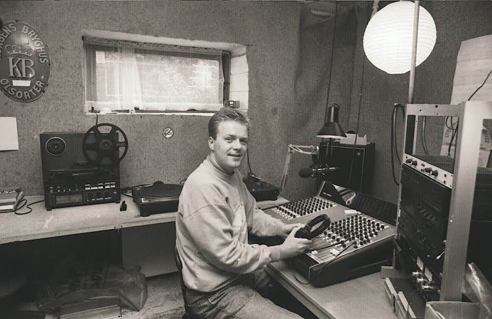 Lasse Roldkjær i det gamle studio på Saltværksvej